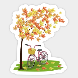 Autumn Tree Sticker